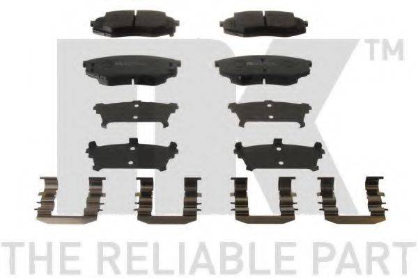 Комплект гальмівних колодок, дискове гальмо