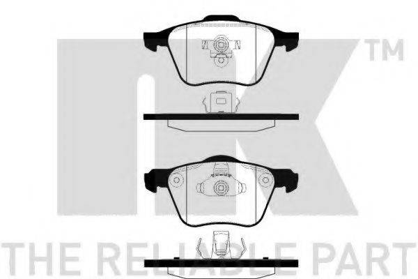 Комплект гальмівних колодок, дискове гальмо