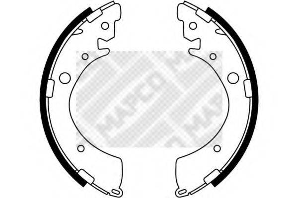 Комплект гальмівних колодок