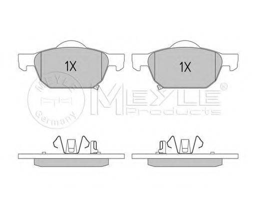 Комплект гальмівних колодок, дискове гальмо