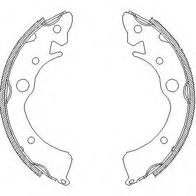 Комплект гальмівних колодок