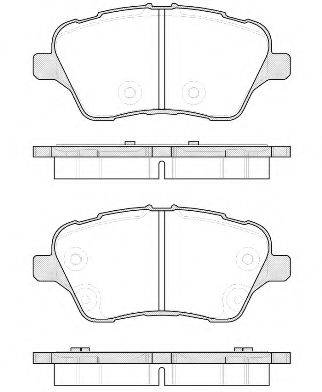 Комплект гальмівних колодок, дискове гальмо