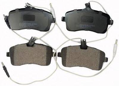 Комплект гальмівних колодок, дискове гальмо