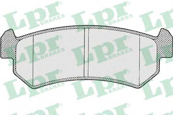 Комплект гальмівних колодок, дискове гальмо