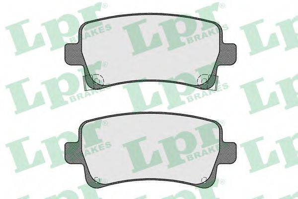 Комплект гальмівних колодок, дискове гальмо