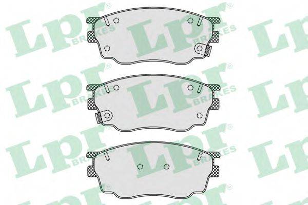 Комплект гальмівних колодок, дискове гальмо