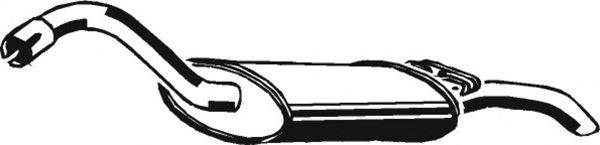 Глушник вихлопних газів кінцевий