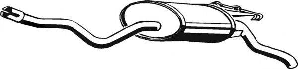 Глушник вихлопних газів кінцевий