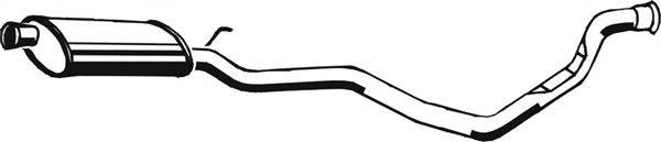 Середній глушник вихлопних газів