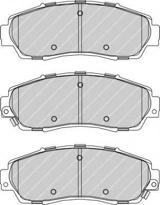 Комплект гальмівних колодок, дискове гальмо