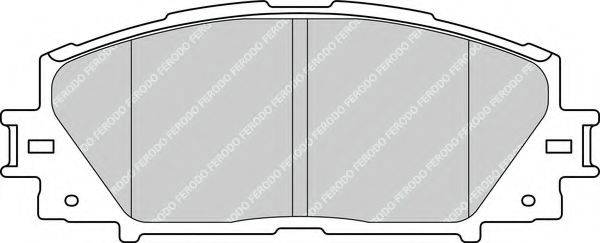 Комплект гальмівних колодок, дискове гальмо