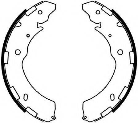 Комплект гальмівних колодок
