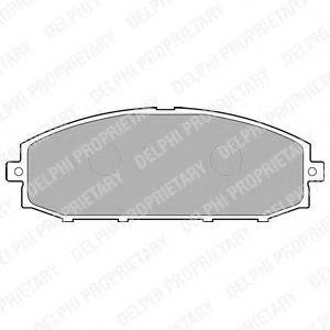 Комплект гальмівних колодок, дискове гальмо