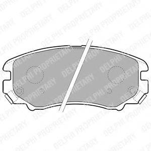 Комплект гальмівних колодок, дискове гальмо