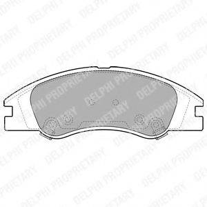 Комплект гальмівних колодок, дискове гальмо