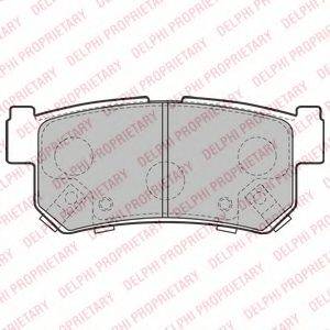 Комплект гальмівних колодок, дискове гальмо