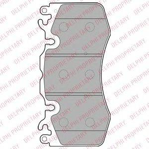 Комплект гальмівних колодок, дискове гальмо